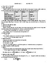 Các chuyên đề ôn tập Hóa học Lớp 10 - Chuyên đề 1 Nguyên tử